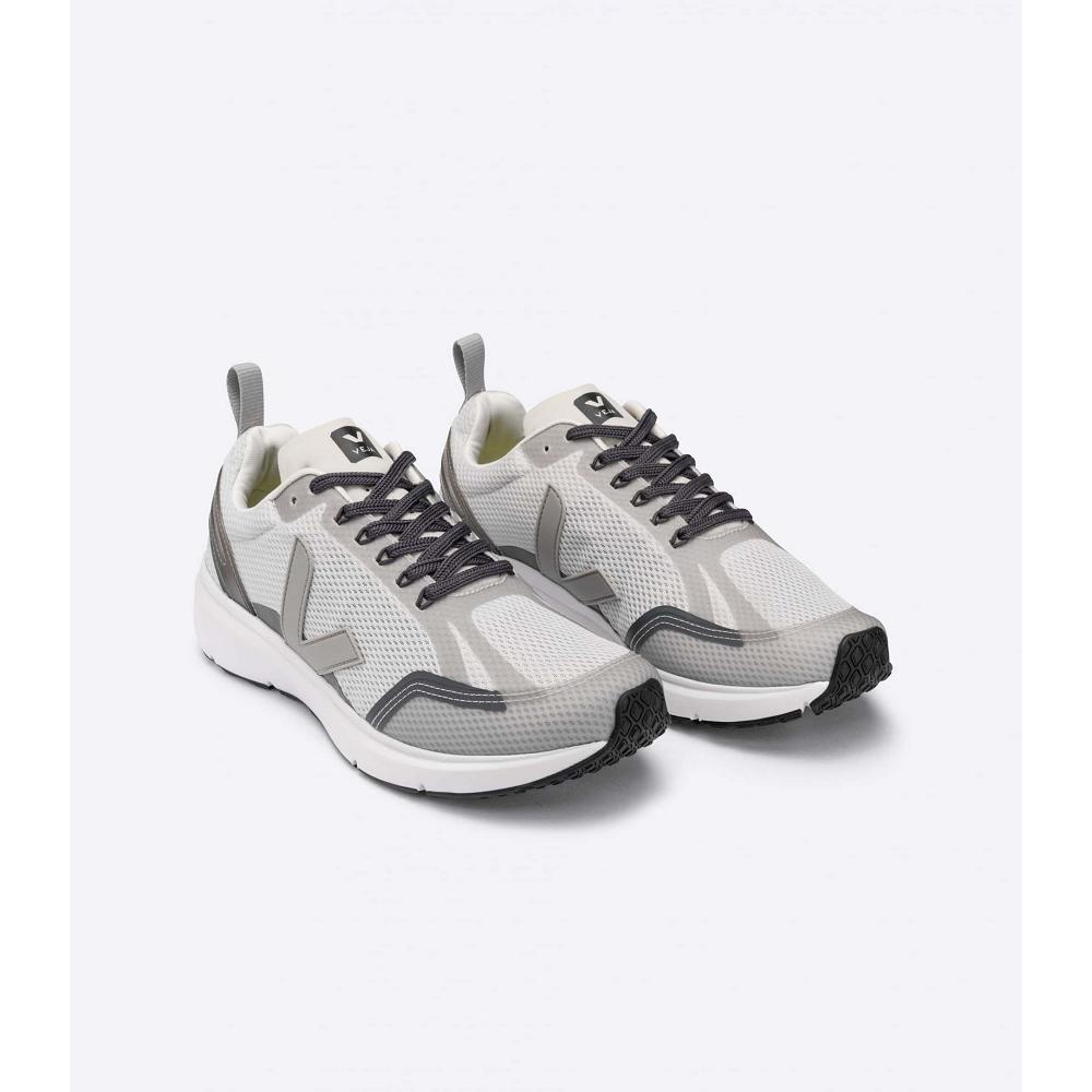 Veja CONDOR 2 ALVEOMESH Women's Shoes Grey/White | NZ 495SGL